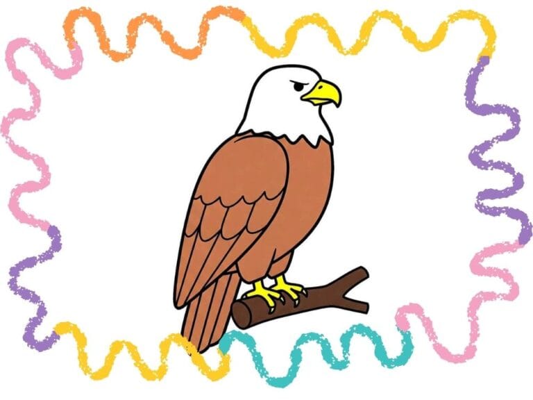 how to draw an eagle tutorial cover image