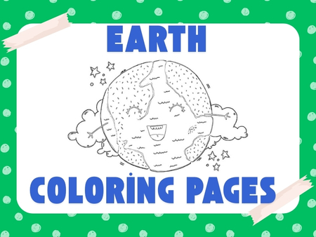 free and printable earth coloring pages