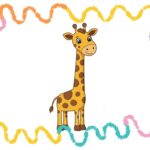 How to sketch a giraffe step by step