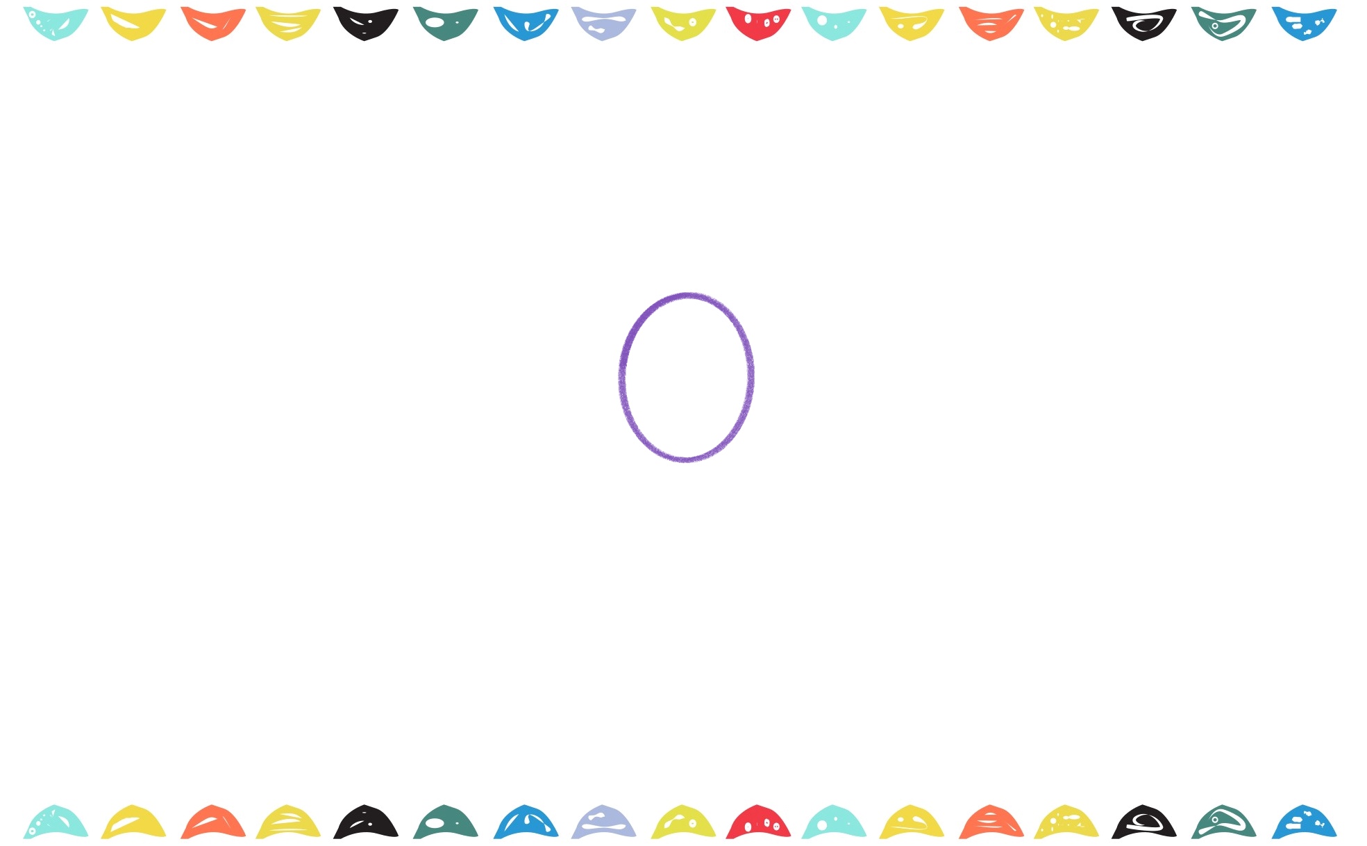 Step 1 draw an oval for the center of the bow