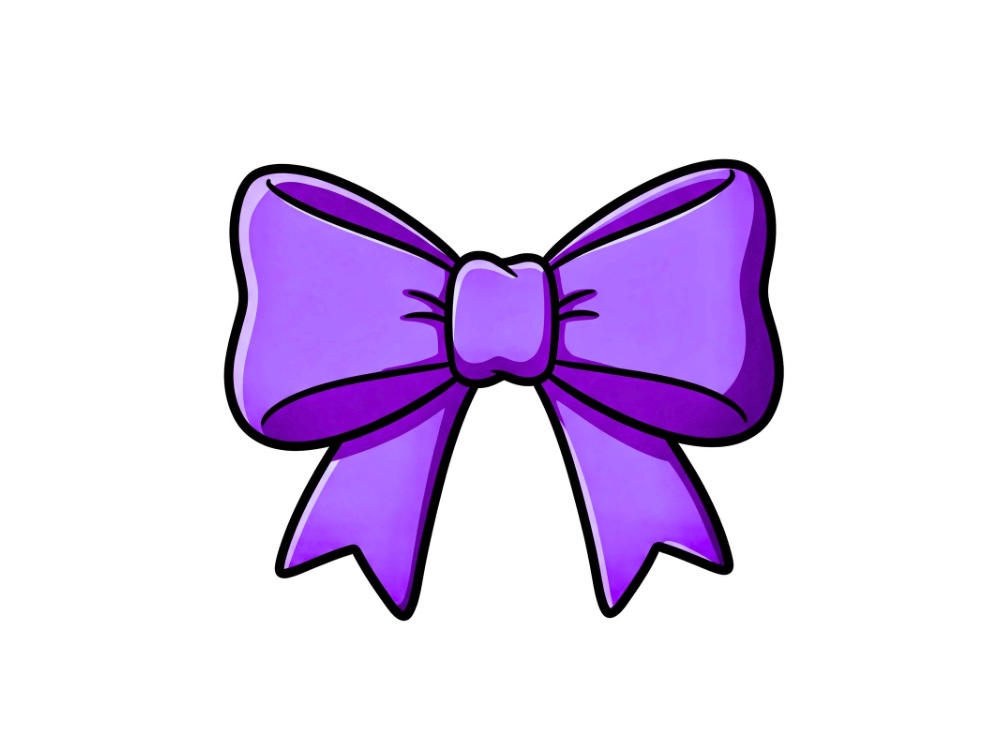 Step 7 color the bow drawing