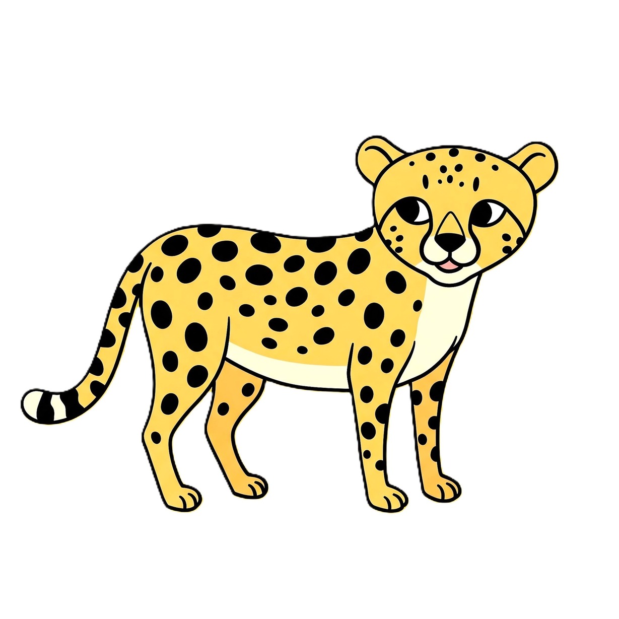 Step 10 draw a cheetah easy