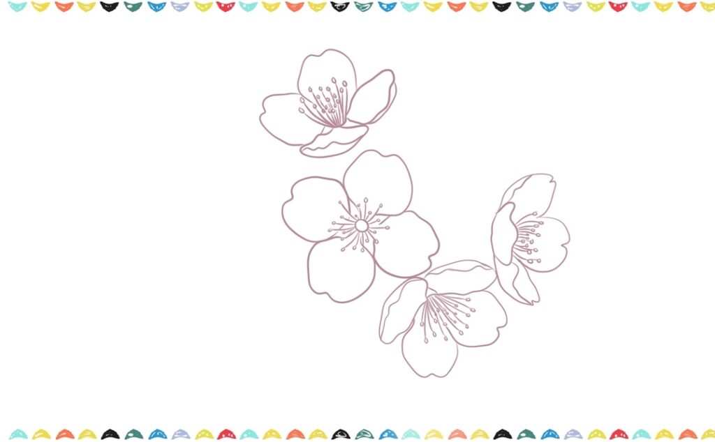 how to draw a cherry blossom step 8 