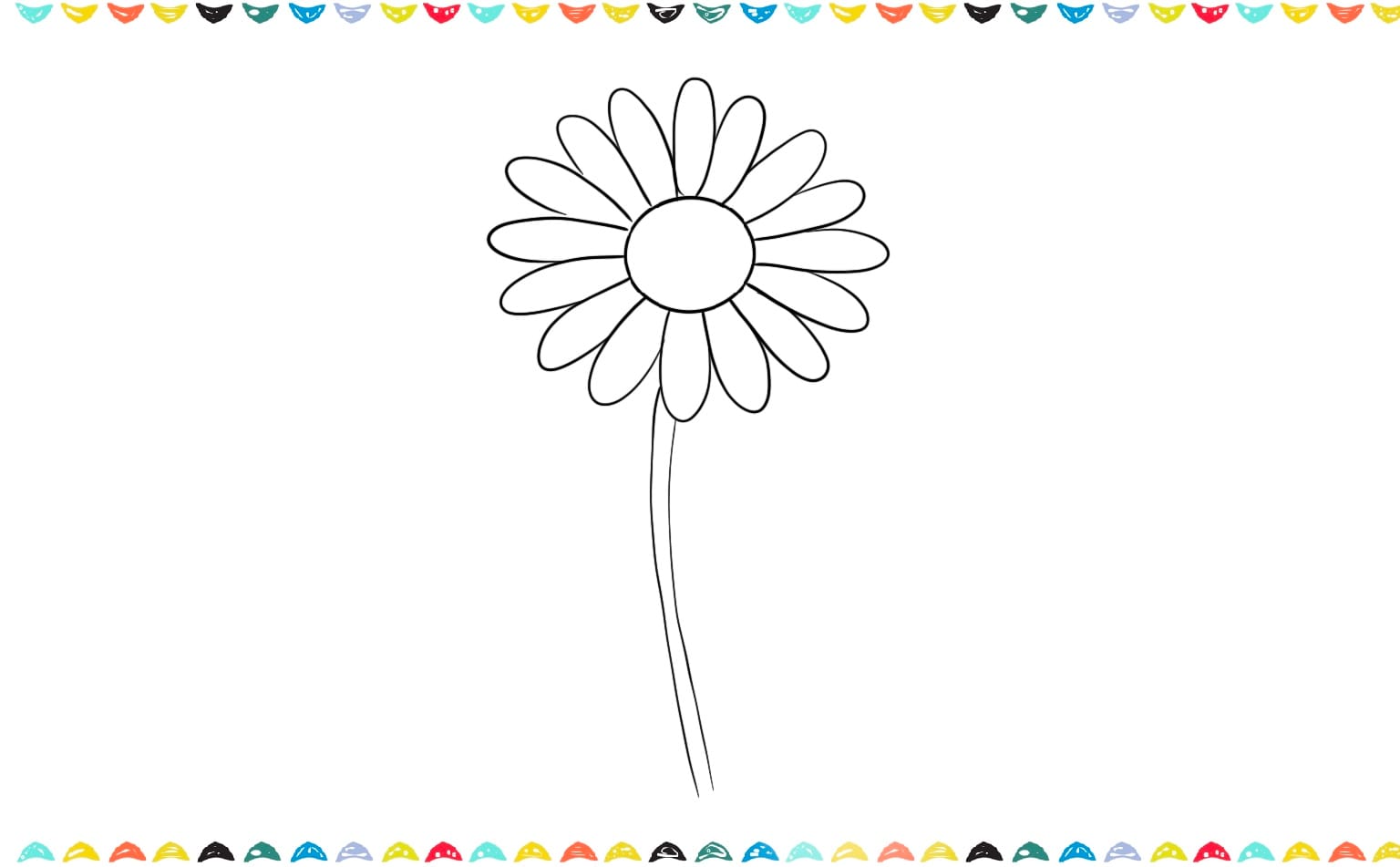 draw the stem step 4