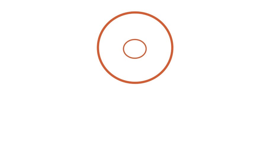 how to draw an easy flower step 1