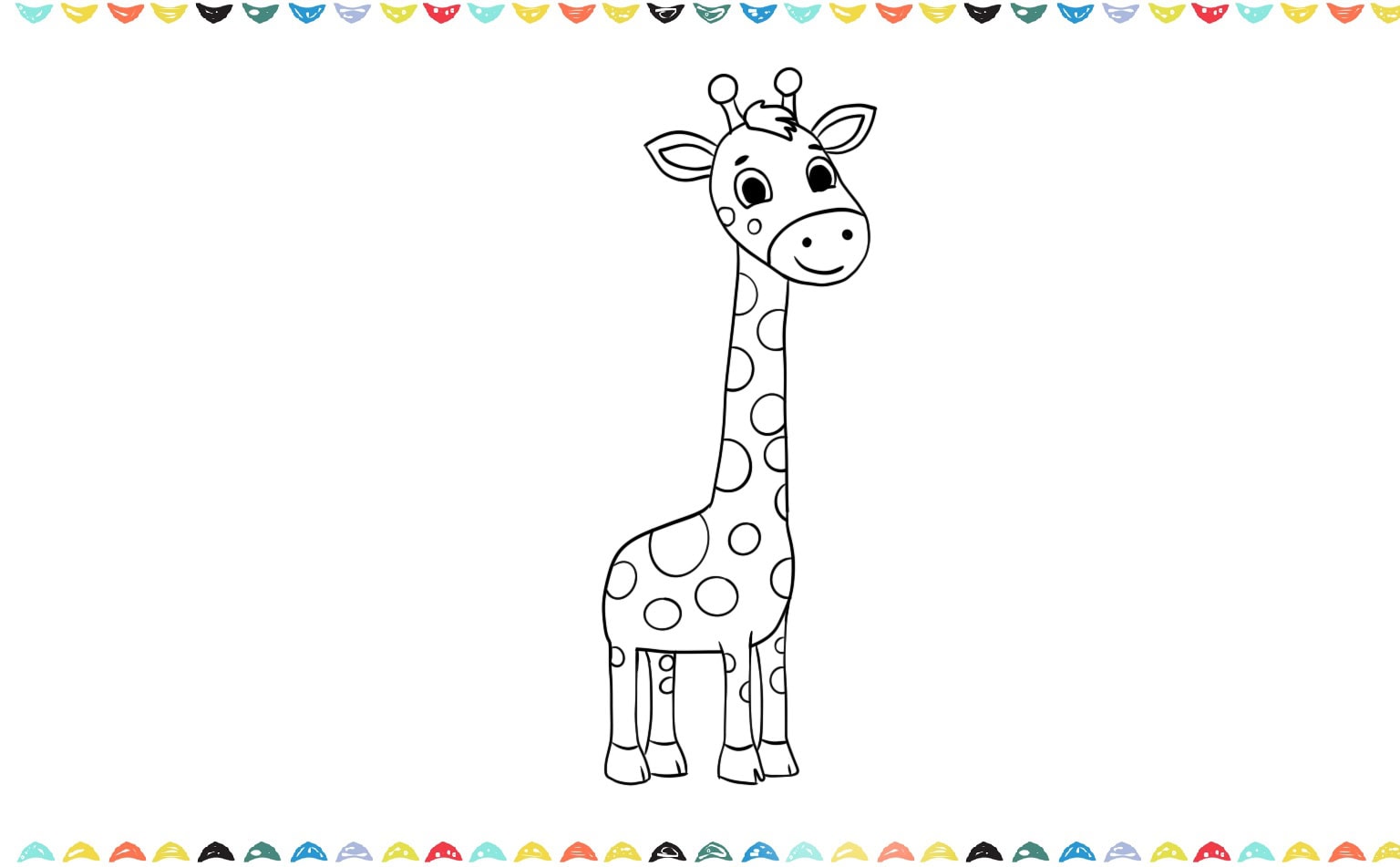 Step 10 sketch unique giraffe patterns