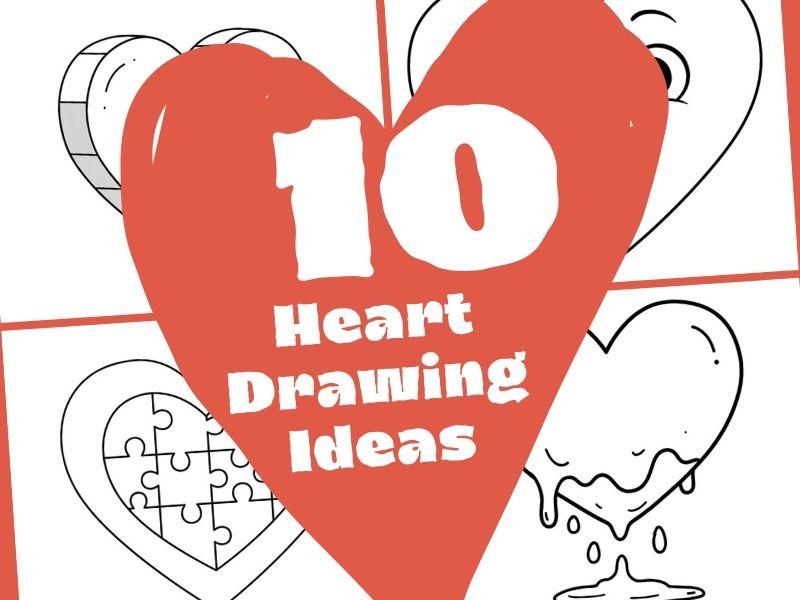 10 easy heart drawing ideas