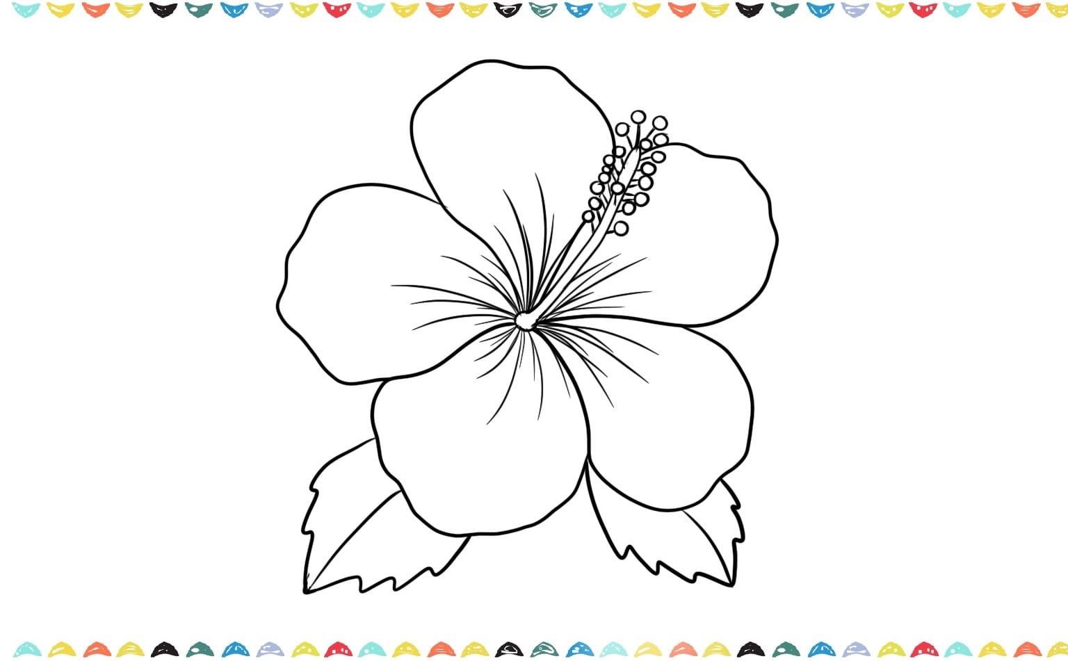 Hibiscus Flower Drawing Step By Step Hibiscus Flower Drawing Step By Step