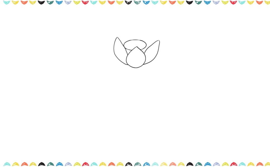 step 2 add inner petals for the lotus