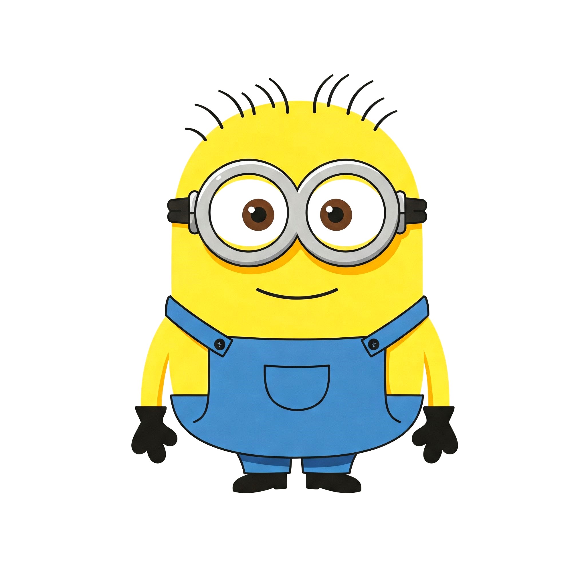 Step 9 color and finalize minion drawing
