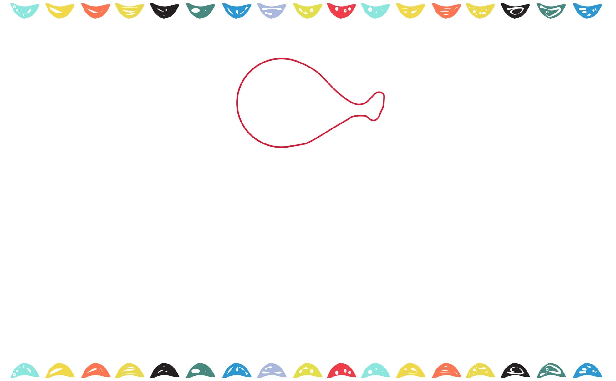 drawing a seahorse step 2