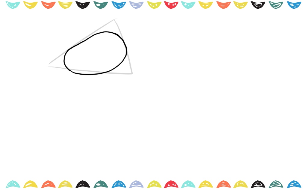 Step 2 sketch the head shape of the velociraptor