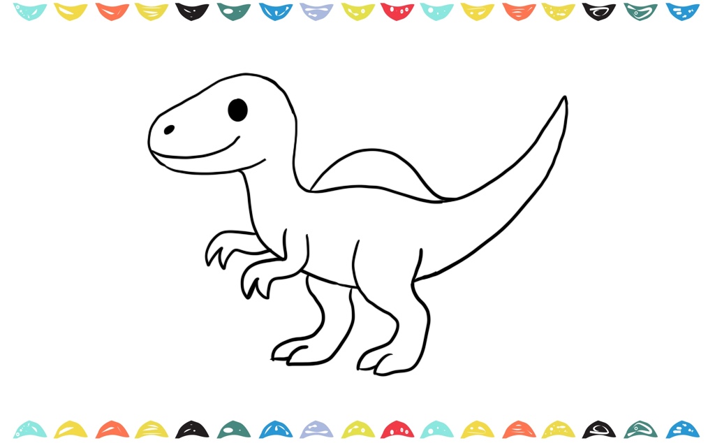 Step 8 add more details to the raptor drawing