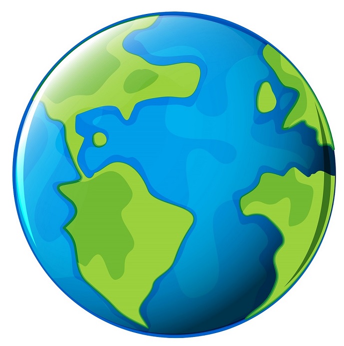 how to draw earth - coloring earth drawing