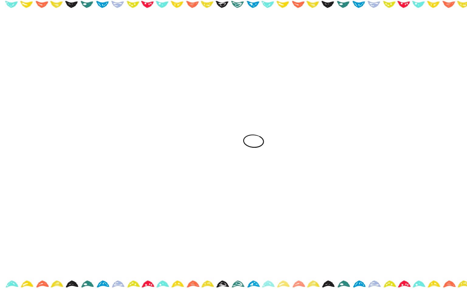 Draw an oval for the lily flower’s center step 1