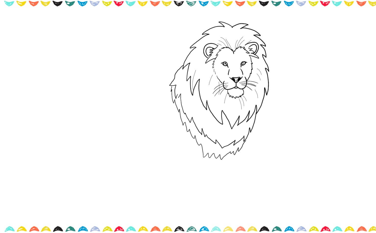 Add more zigzag lines for the mane step 7 