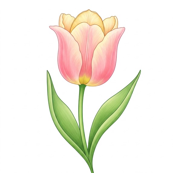 tulip drawing