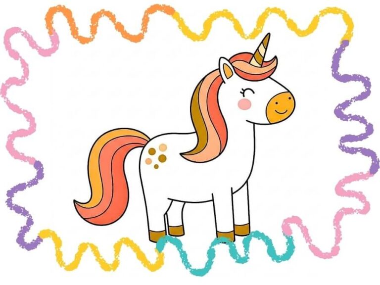 how to draw a unicorn easy