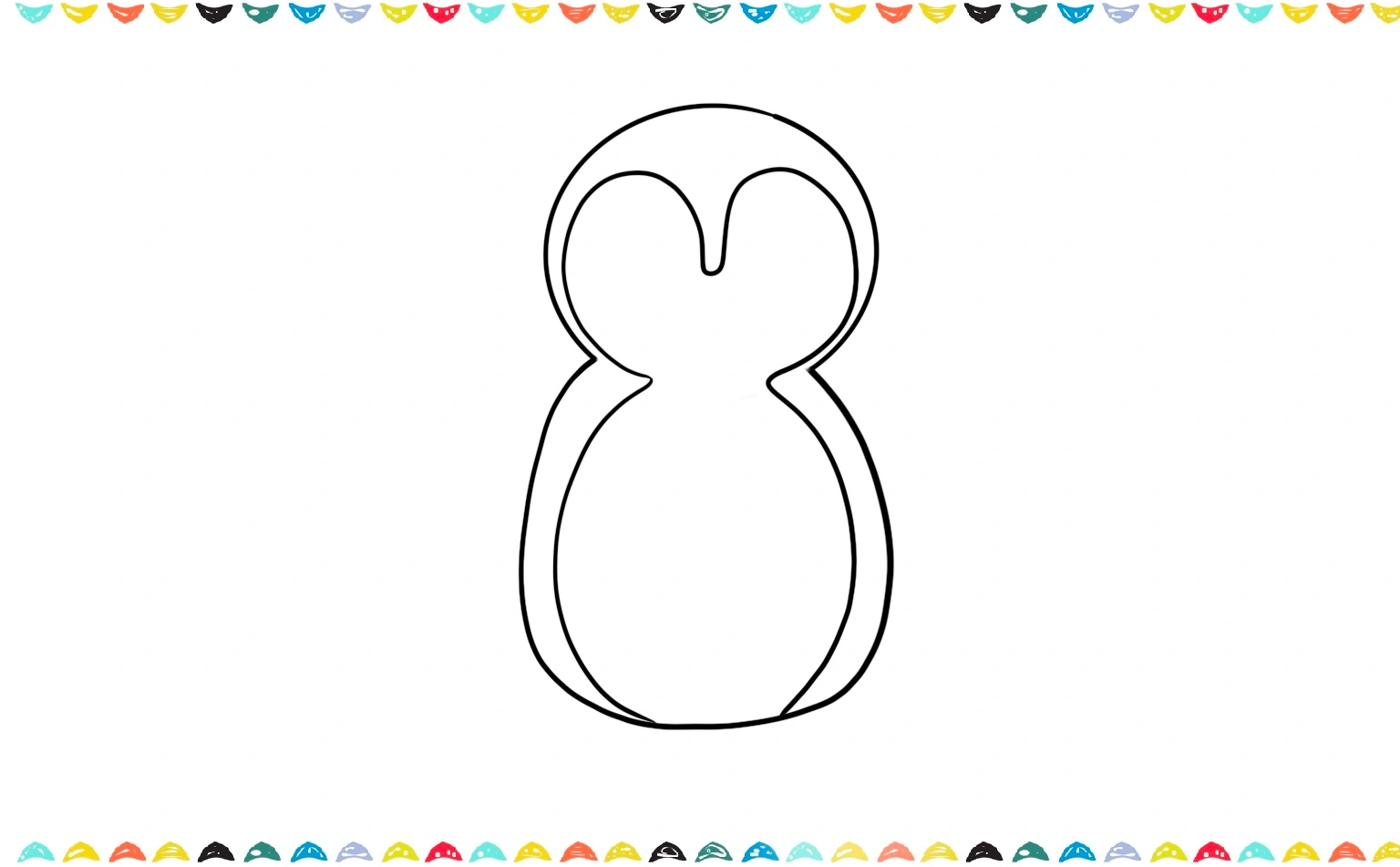 how to draw a penguin step by step step 3 