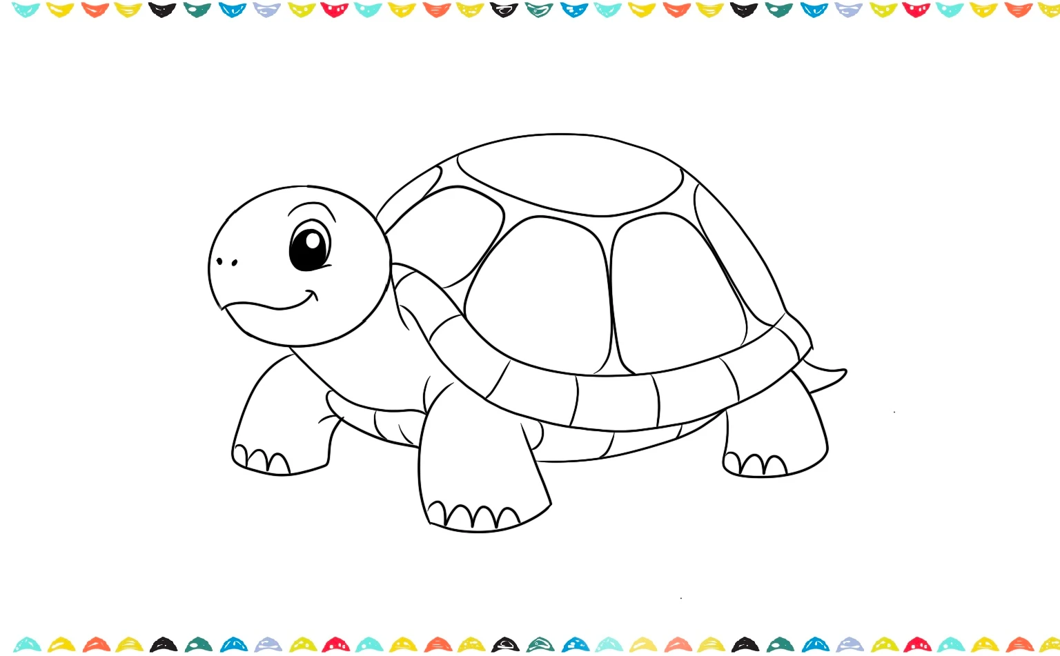 add back legs and tail to the turtle skecth step 9 