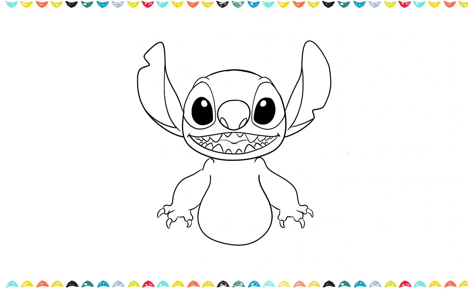 Add the arms to the easy Stitch sketch step 9