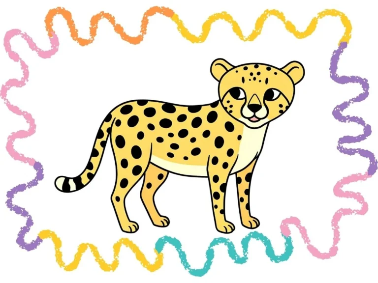 how to draw a cheetah step by step tutorial cover image