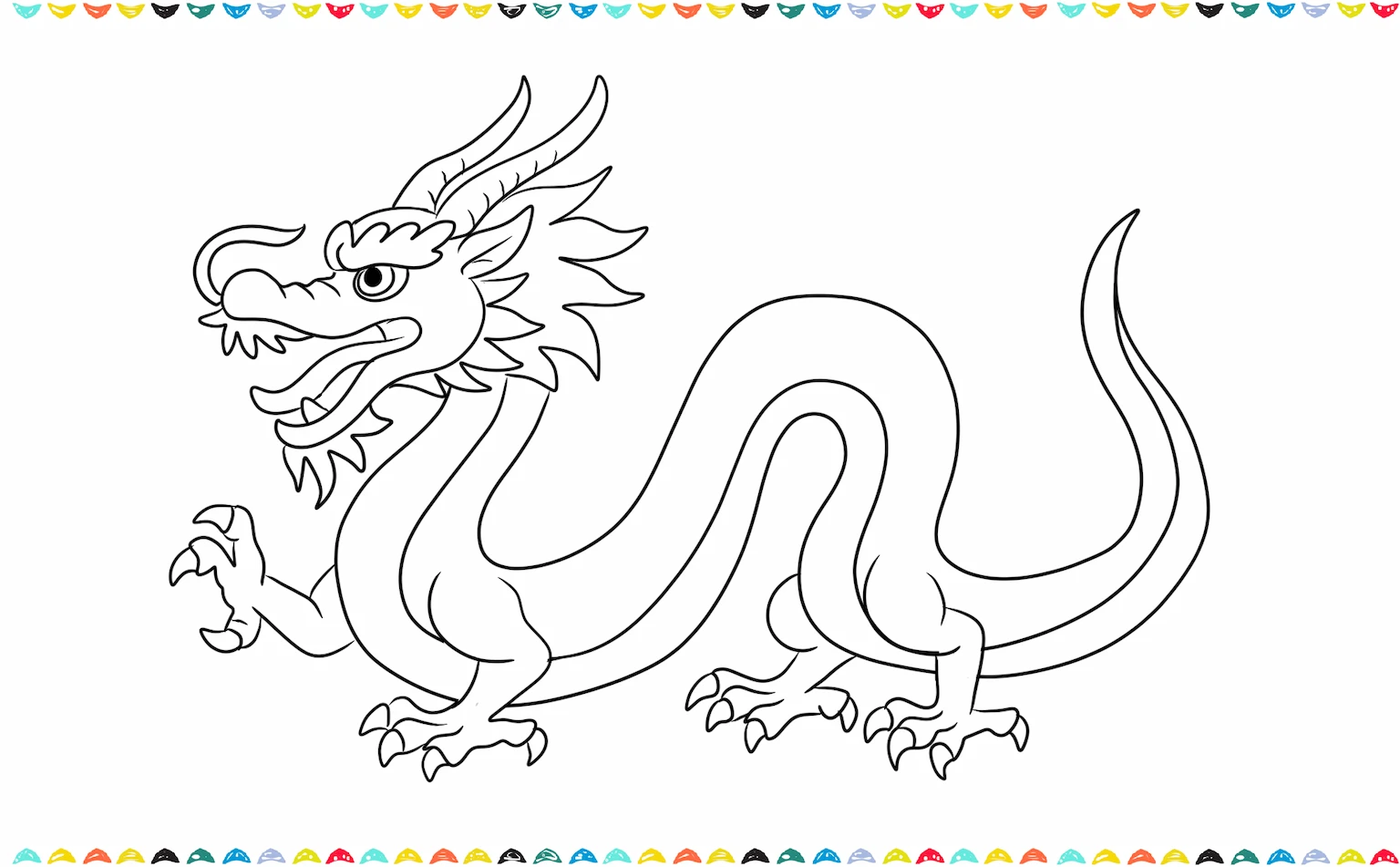 how to draw a chinese dragon add legs and claws step 8
