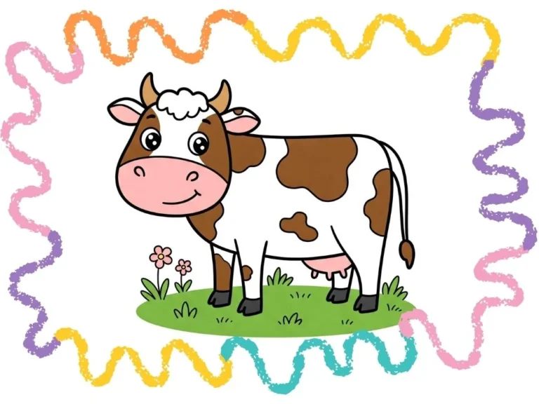 how to draw a cow step by step tutorial