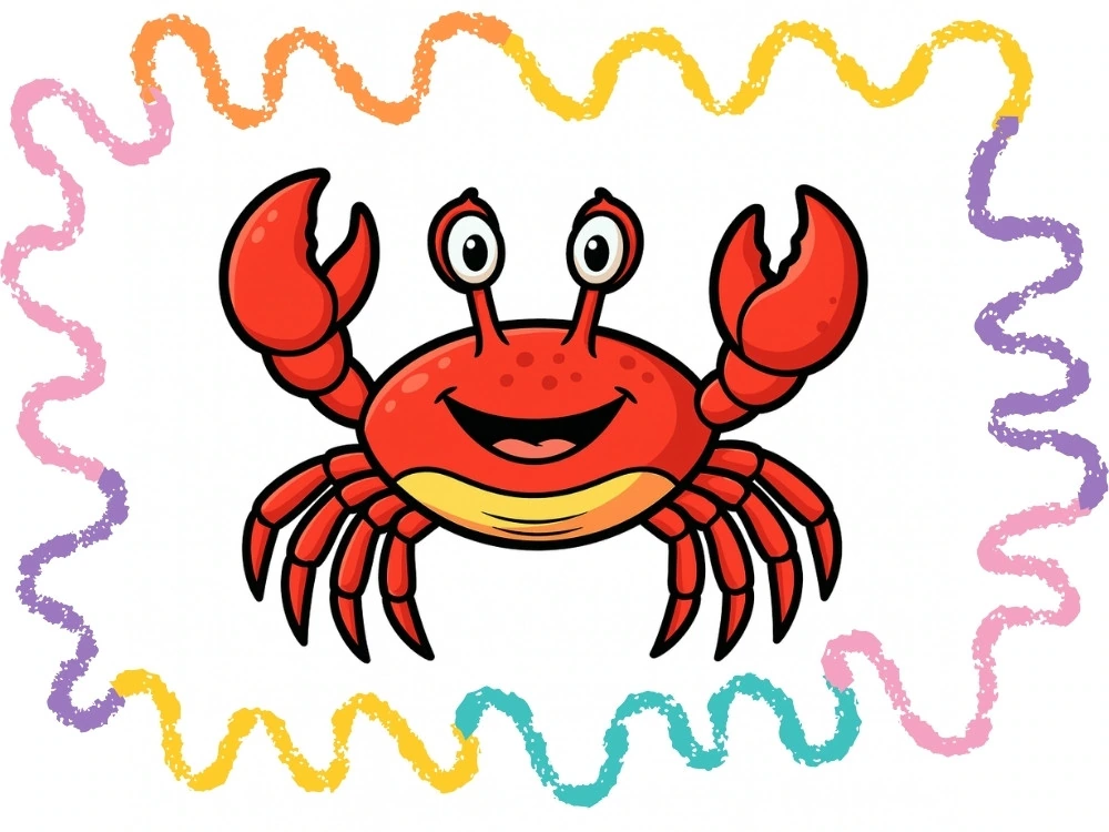 how to draw a crab step by step cover image