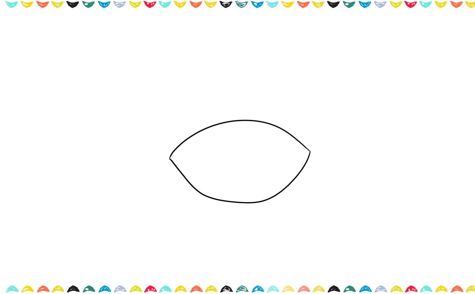 How to draw a crab's profile: sketch the body of the crab step 2
