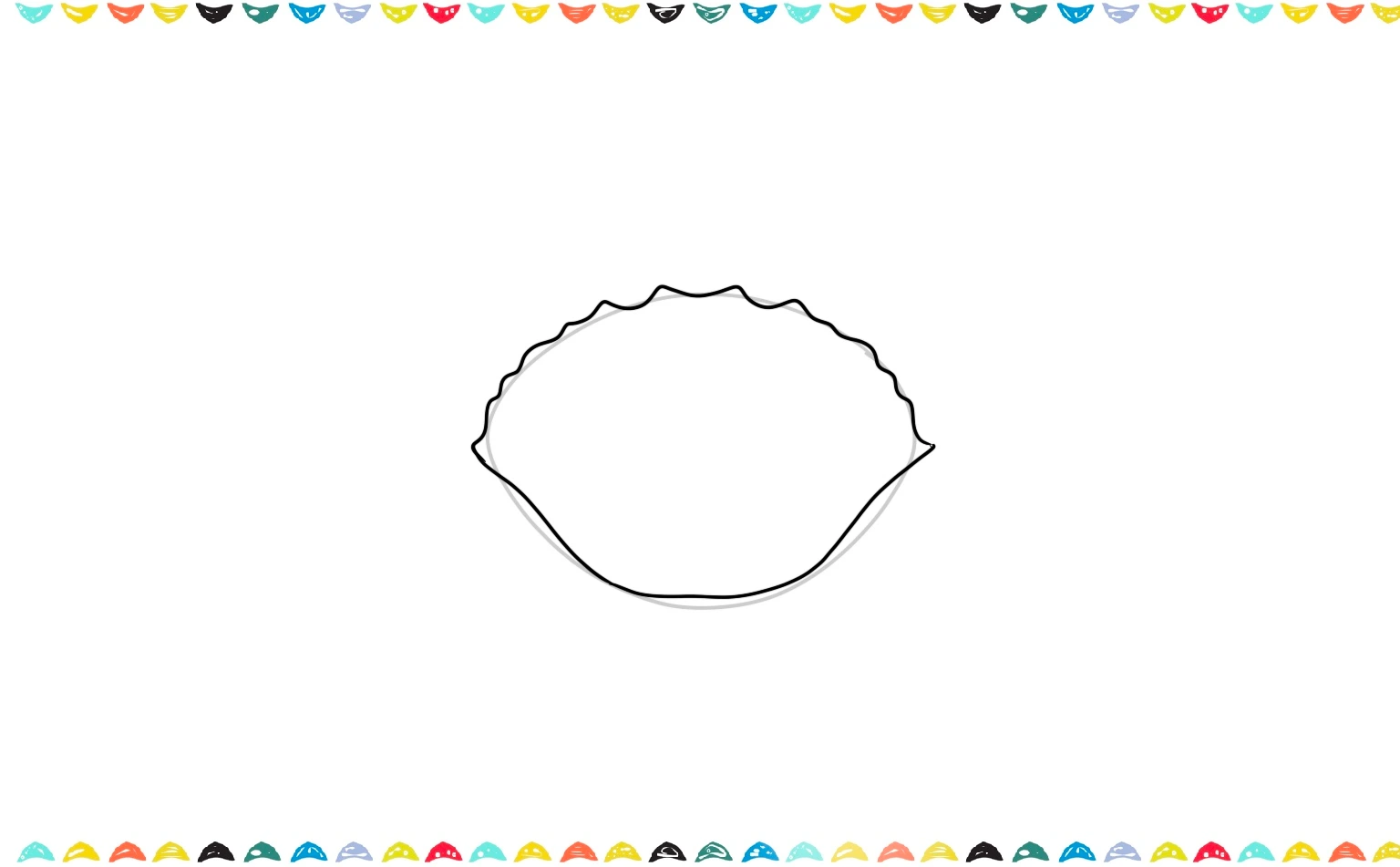 Adding the key lines to define the crab's spiky shell edges top-down perspective step 2