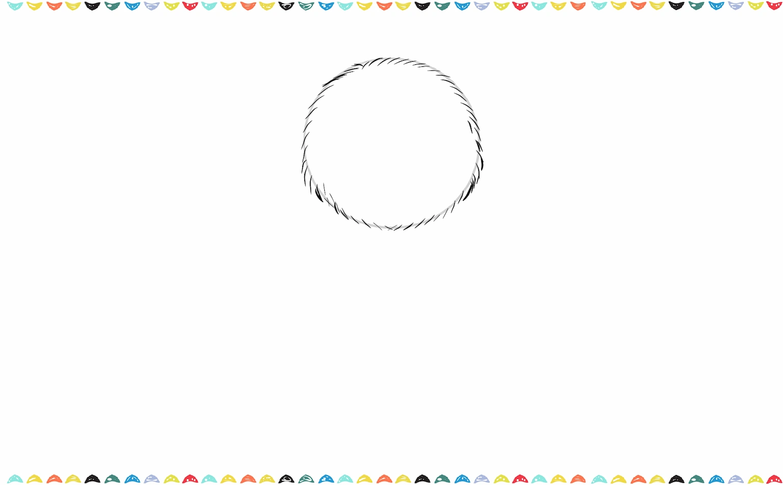 draw the same oval with dashes for teddy bears head step 2 