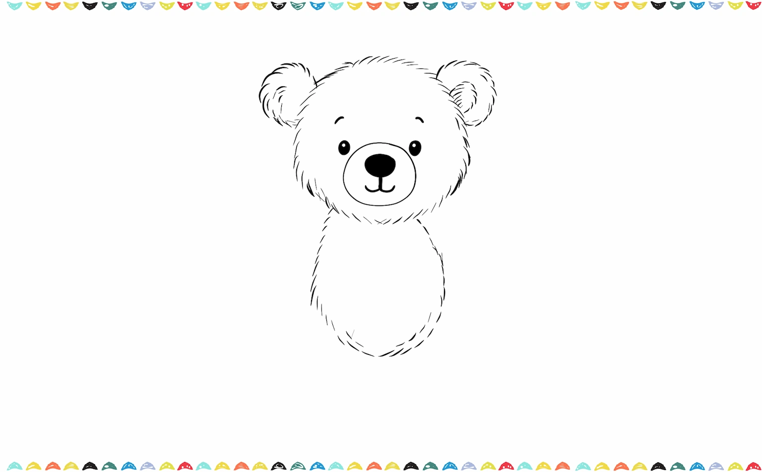 draw the body to the toy bear step 6 