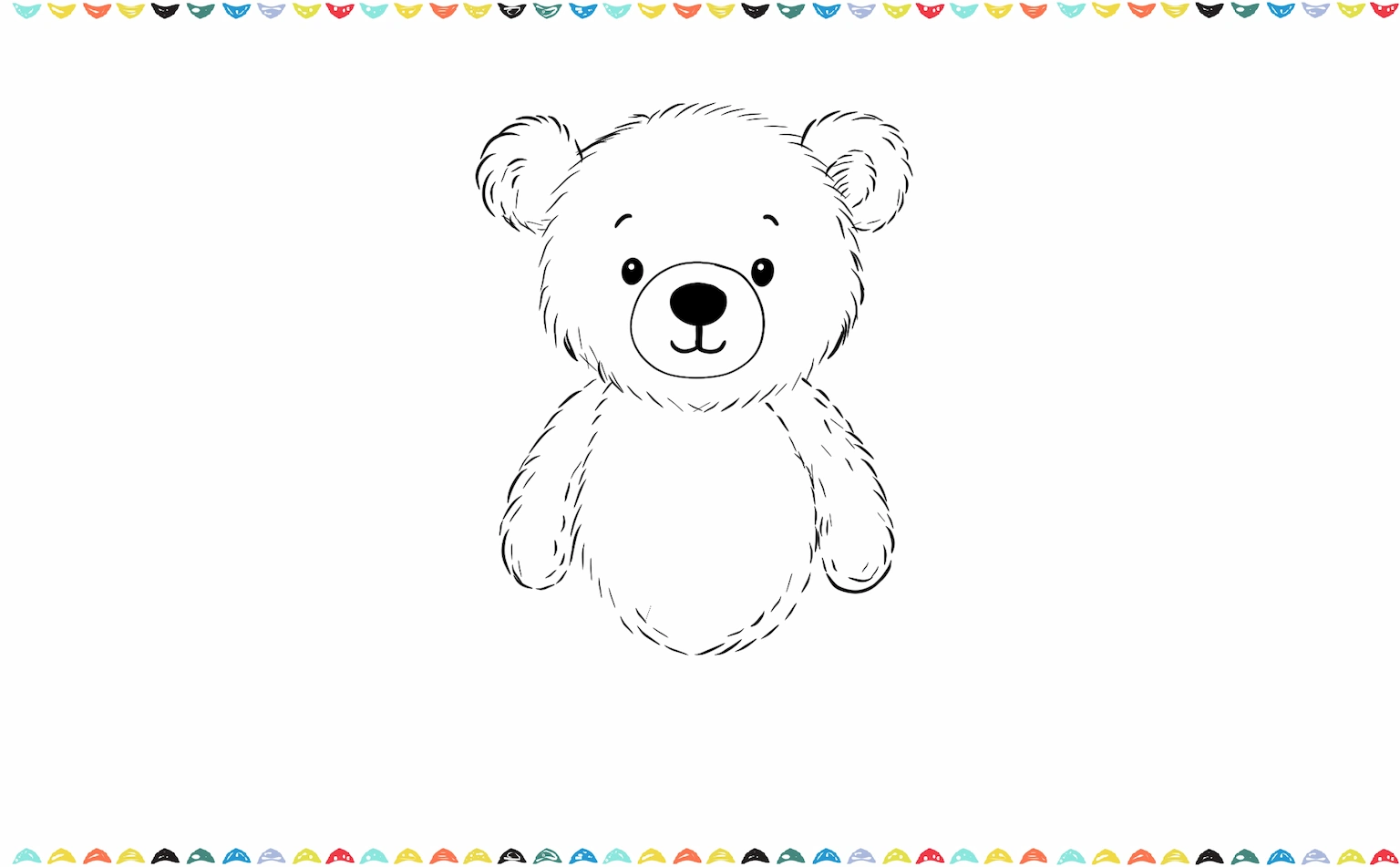 add arms to the teddy's body step 7 