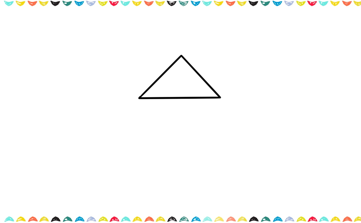 draw a triangle for the center of the diamond step 1 