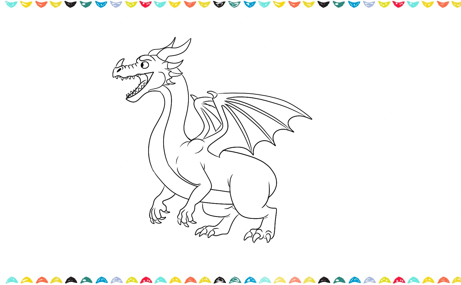 add fire breathing dragon's great wings step 8 