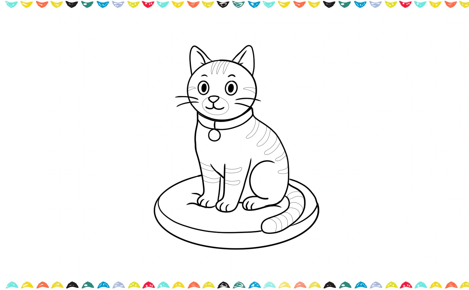 add last details and trace the house cat drawing step 10