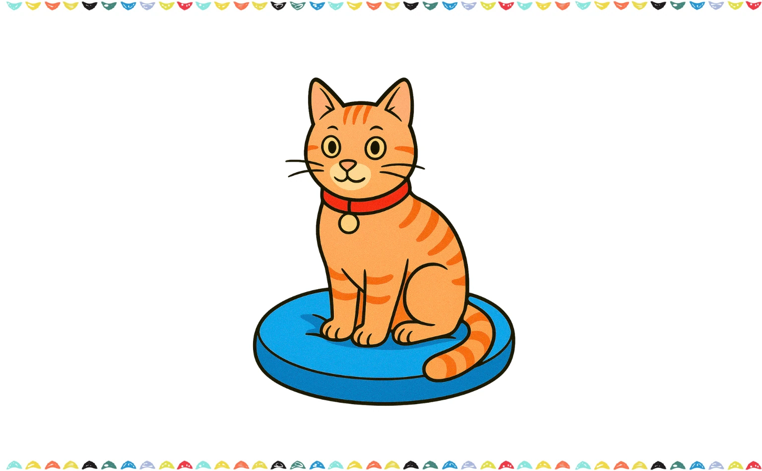 how to draw a house cat - finished colored drawing step 11