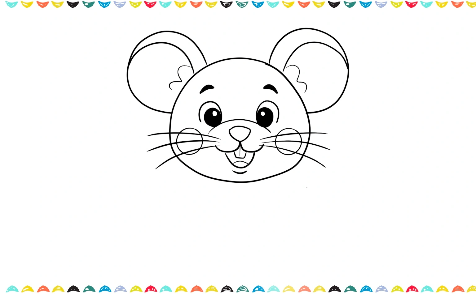 add eyebrows to the mouse drawing step 9