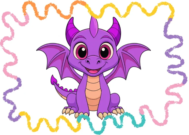 how to draw a simple dragon tutorial cover image