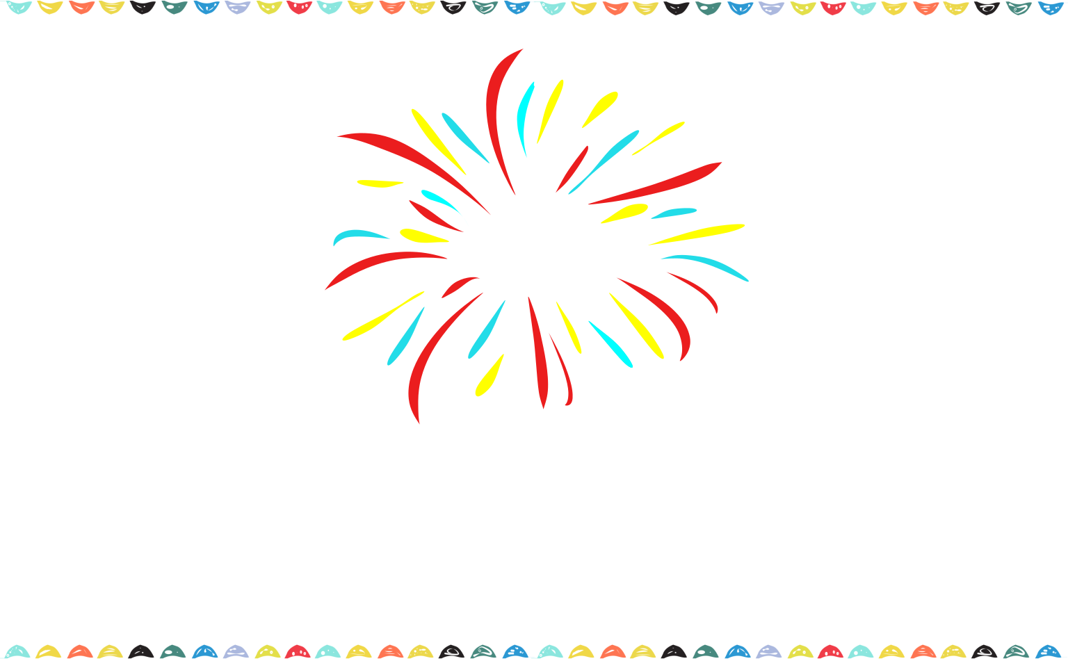 Add colorful burst lines step 4