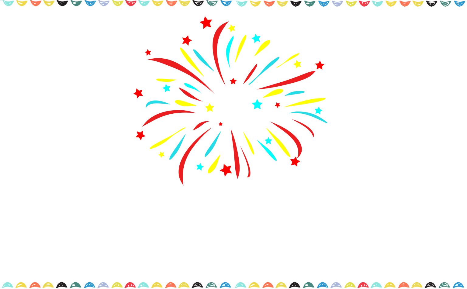 Add tiny dashes and star to firework burst step 5