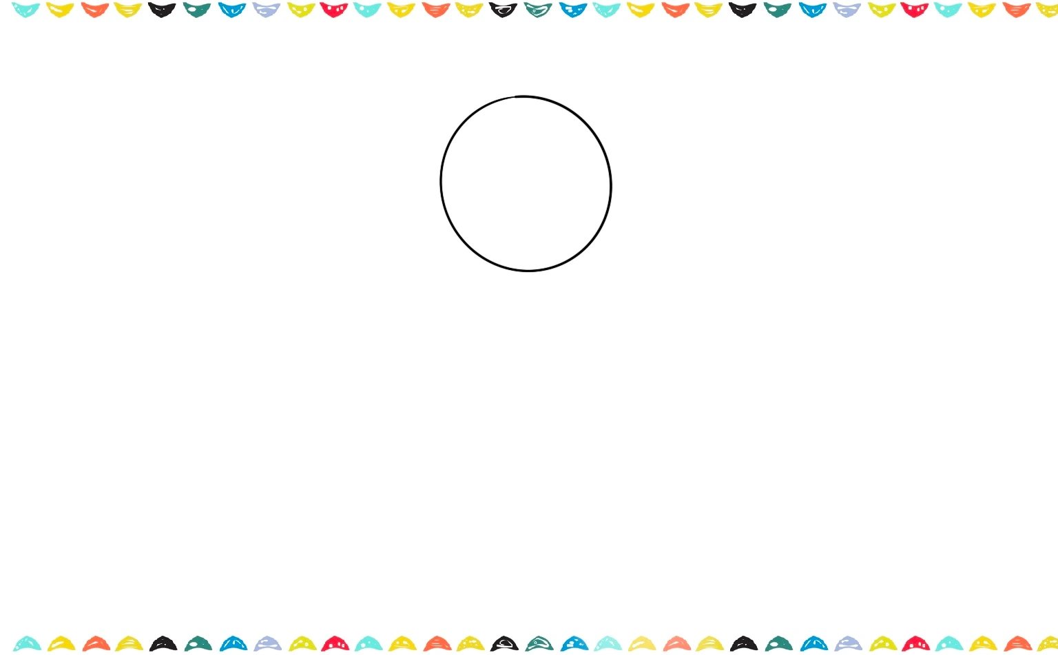 draw an oval for the Lilo's head step 1