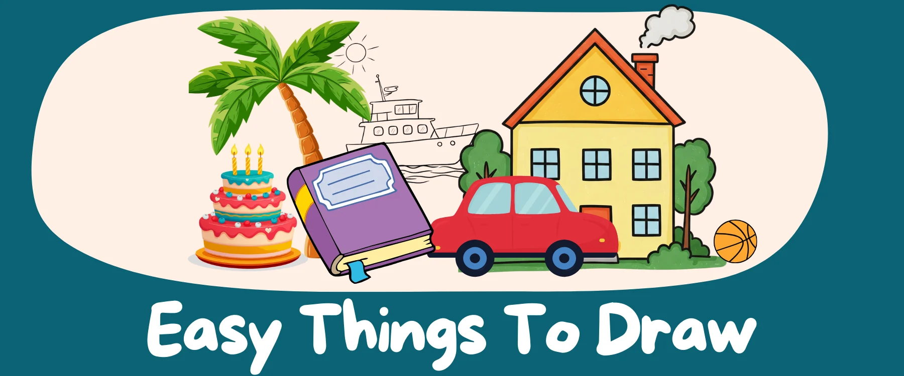 easy things to draw drawing tutorials a-z index