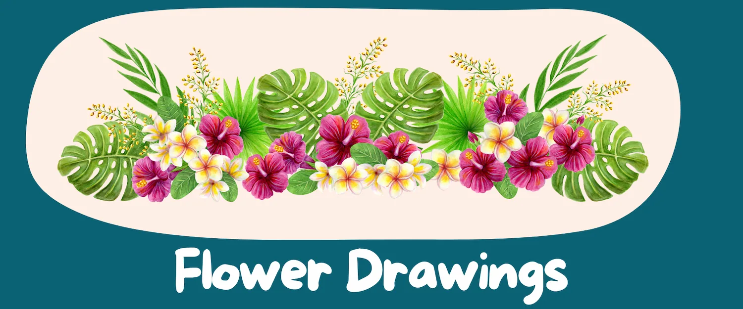 flower drawing tutorials a-z index