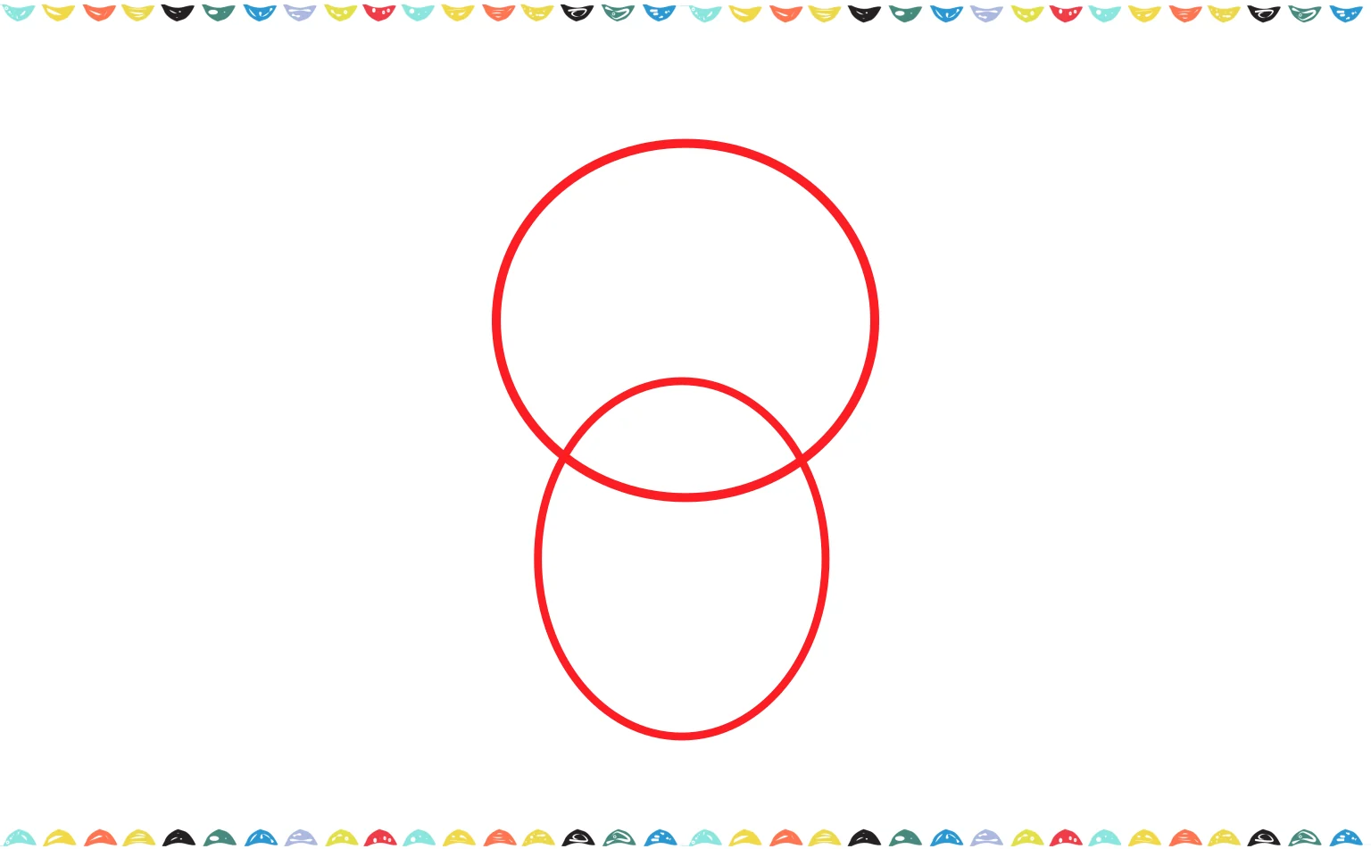 draw two ovals for head and body of the bat step 1