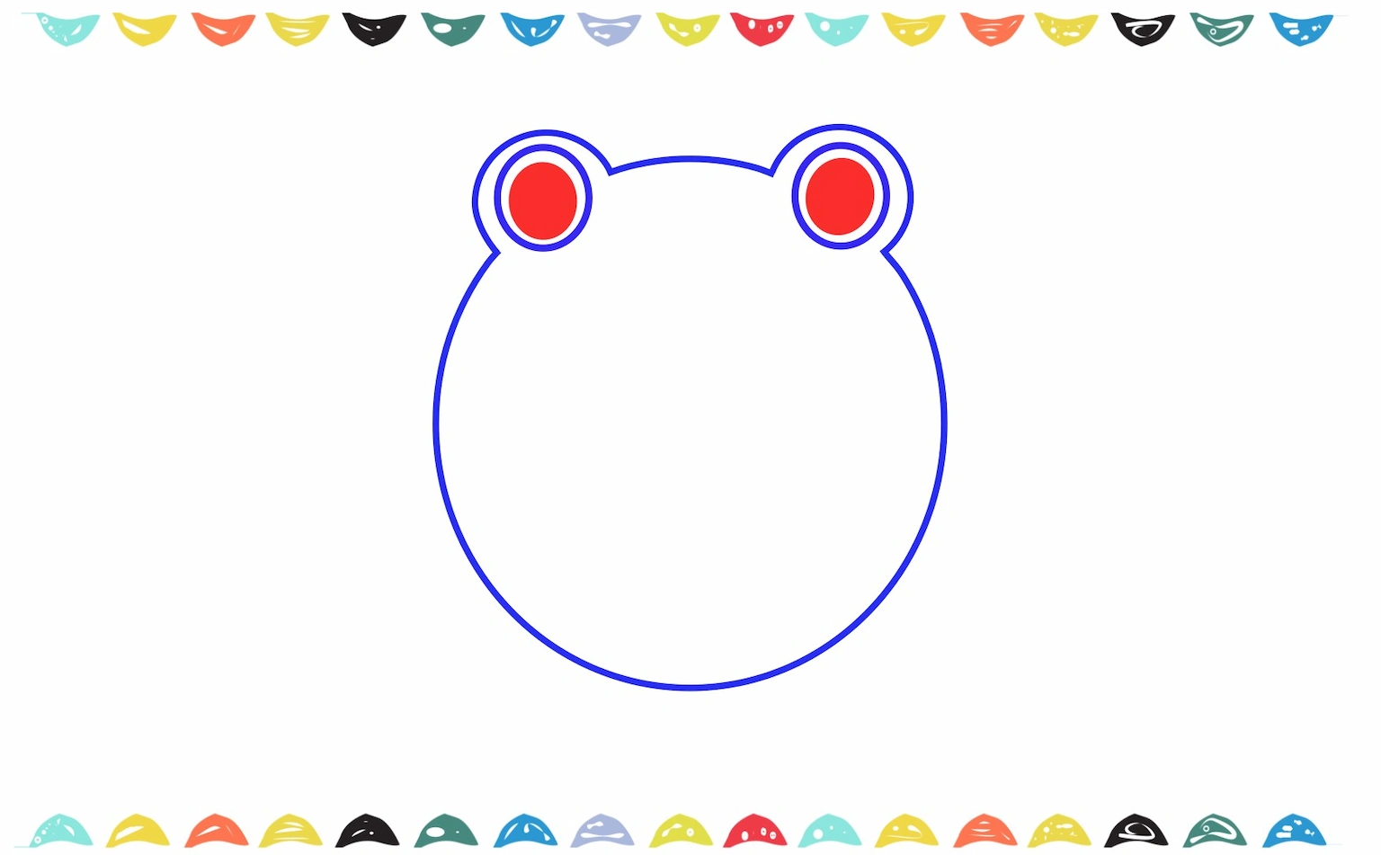 Add smaller dots inside each pupils a beginner-friendly frog drawing tutorial step 5