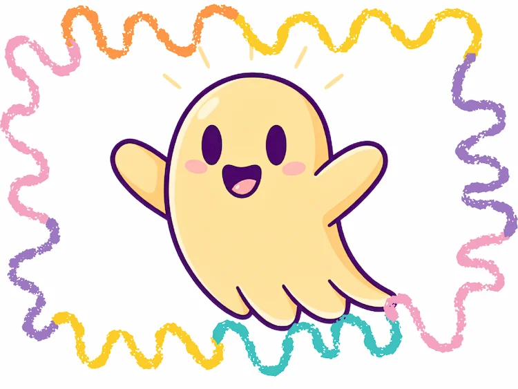 how to draw a ghost - third tutorial cover image