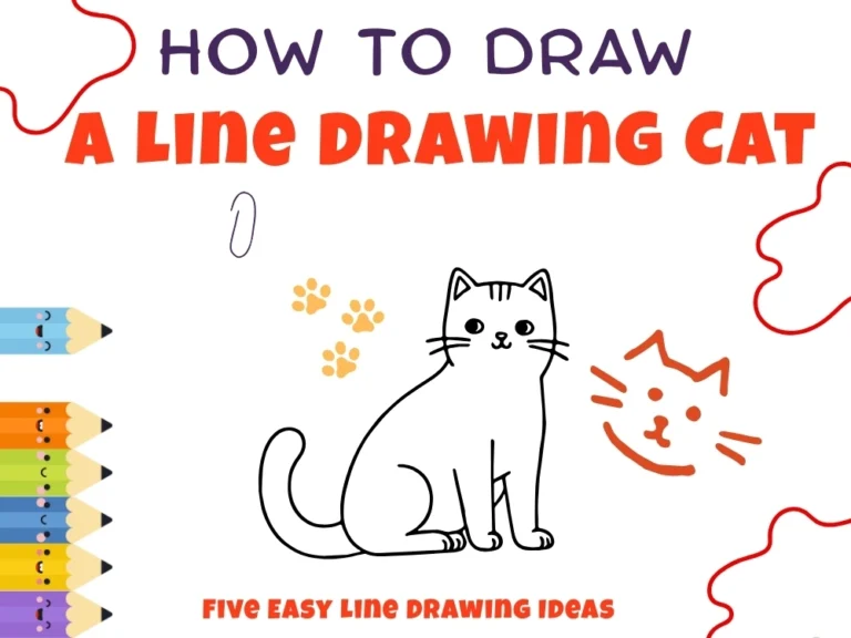 how to draw a line drawing cat cover image