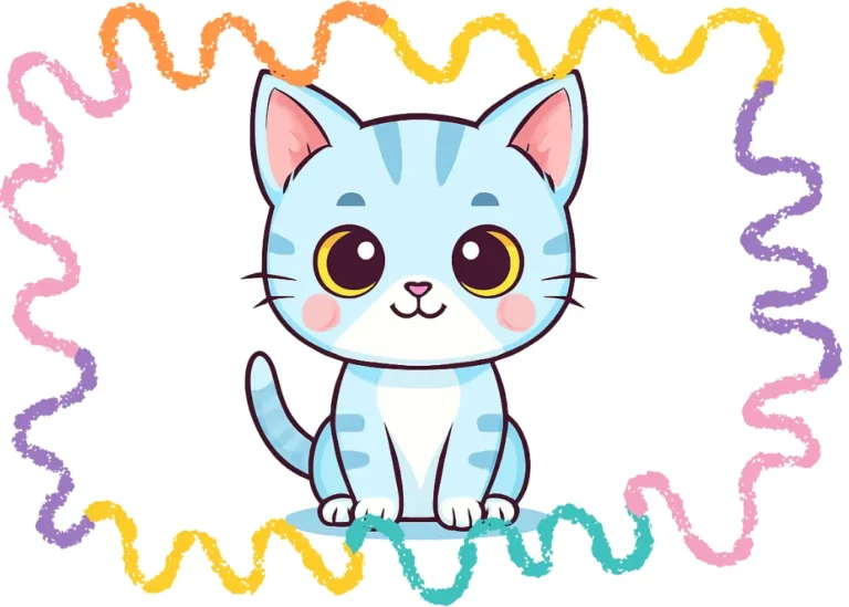 how to draw a cute cat cover image